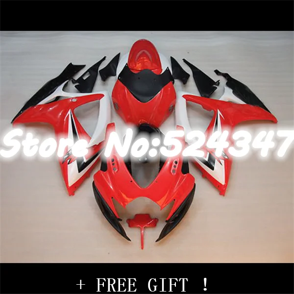 Hey-Fairing Fit GSXR600/750 K6 GSXR600 GSXR750 2006-2007 GSXR 600 750 06-07 Red White Black for Suzuki
Hey-Fairing Fit GSXR600/750 K6 GSXR600 GSXR750 2006-2007 GSXR 600 750 06-07 Red White Black for Suzuki