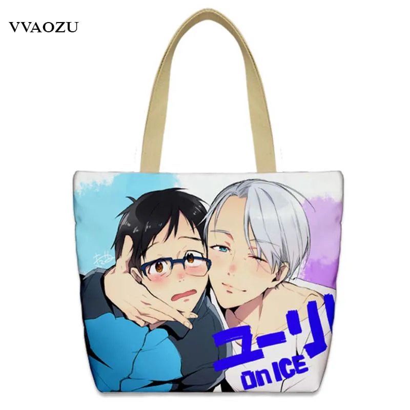 New Hot Yuri on Ice Canvas Tote Casual Shoulder Bags Large Capacity Women Cosplay Students Shopping Bag Handbags Free Shipping
New Hot Yuri on Ice Canvas Tote Casual Shoulder Bags Large Capacity Women Cosplay Students Shopping Bag Handbags Free Shipping