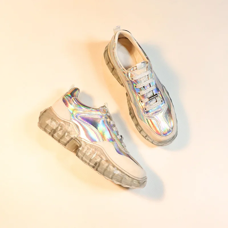 Shoes Women Chunky Sneakers Platform zapatos de mujer Spring New chaussures femme Ladies footware Breathable Silver Patchwork
Shoes Women Chunky Sneakers Platform zapatos de mujer Spring New chaussures femme Ladies footware Breathable Silver Patchwork