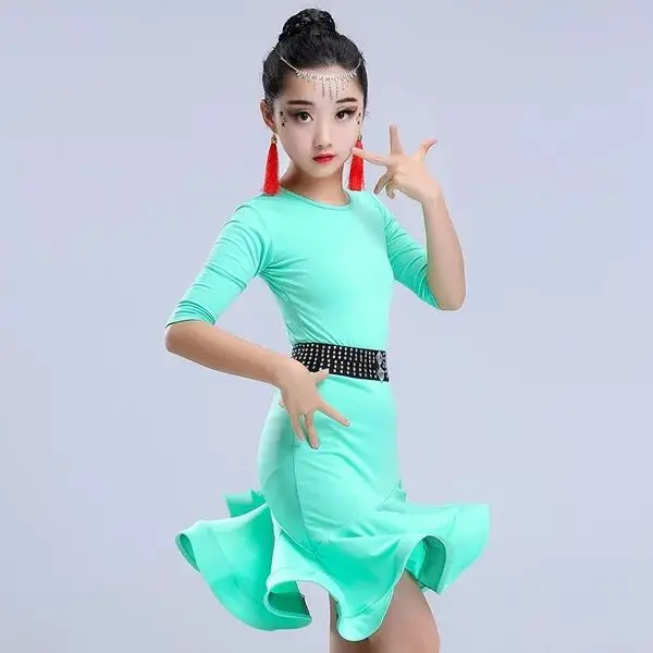 2019 Latin Dance Dress for Girls Fashion Ballroom Dancing Dresses for Kids Dancewear Children Stage Performance Costumes
2019 Latin Dance Dress for Girls Fashion Ballroom Dancing Dresses for Kids Dancewear Children Stage Performance Costumes