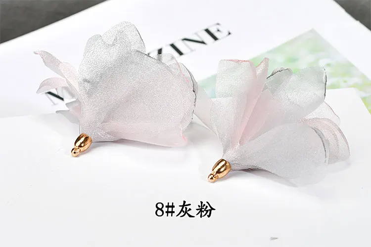 Diy jewelry making 30pcs/lot color print Chiffon flowers decoration handmade tassel florals fit earrings/garment pendants
Diy jewelry making 30pcs/lot color print Chiffon flowers decoration handmade tassel florals fit earrings/garment pendants