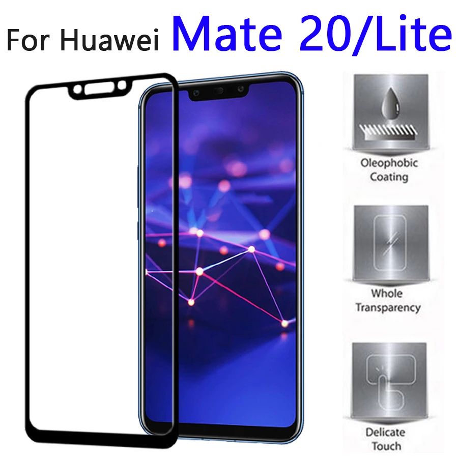 Защитное стекло для huawei mate 20 lite протектор экрана huavei mate20 легкий закаленный