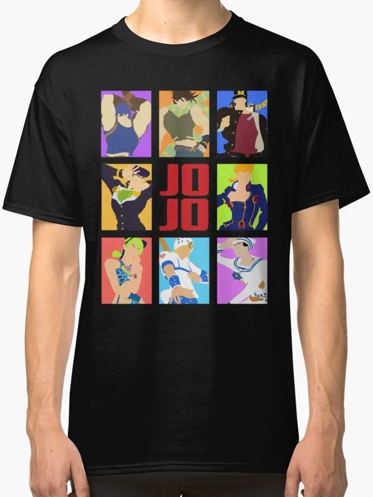 New Men T shirt Fashion JoJo's Bizarre Adventure - Heroes Men's Black Tees Shirt Clothing tee shirt
New Men T shirt Fashion JoJo's Bizarre Adventure - Heroes Men's Black Tees Shirt Clothing tee shirt