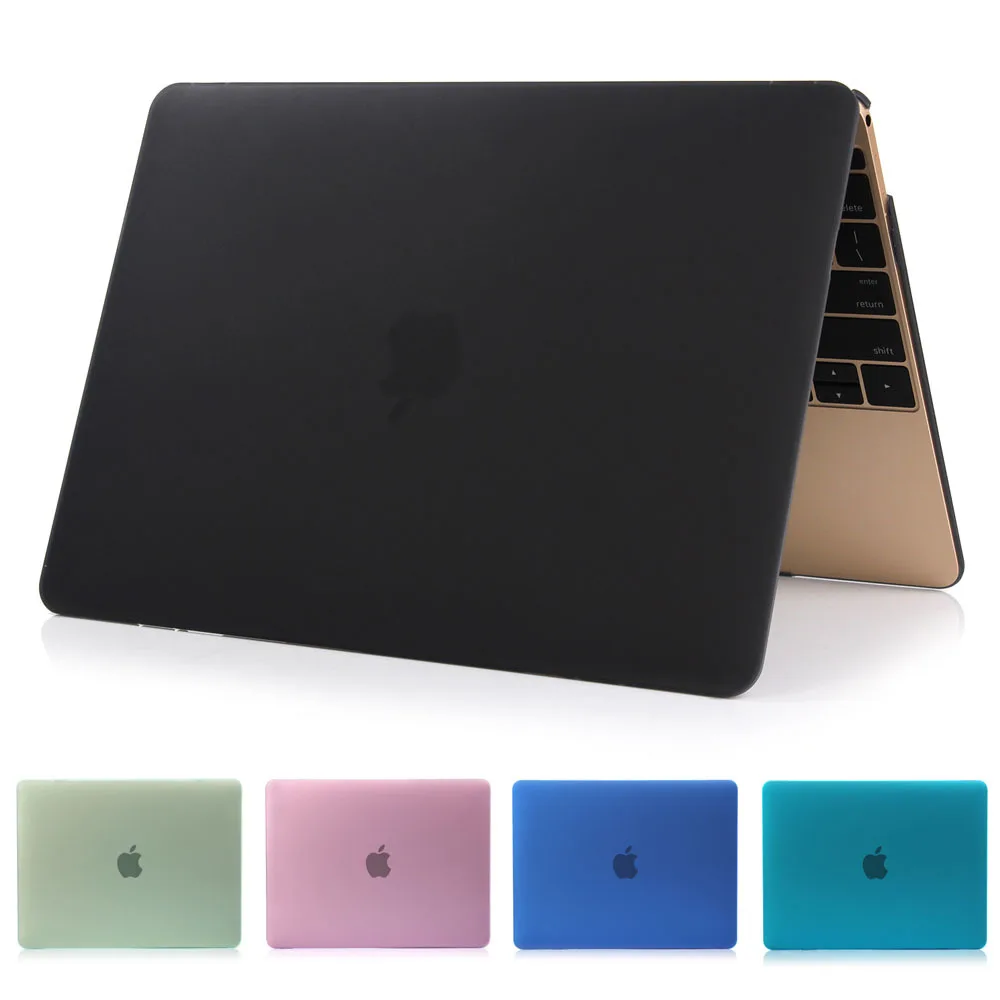 Матовый чехол для Macbook Air 11 13 дюймов 12 Retina Pro 15 защитный MacbookPro Touch Bar A1706 A1707|case for apple