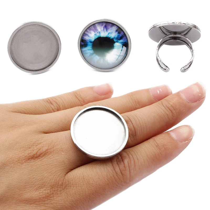 3pcs Stainless Steel Round Square Adjustable Ring Blank DIY Opening Rings Cabochon Setting Jewelry Findings
3pcs Stainless Steel Round Square Adjustable Ring Blank DIY Opening Rings Cabochon Setting Jewelry Findings