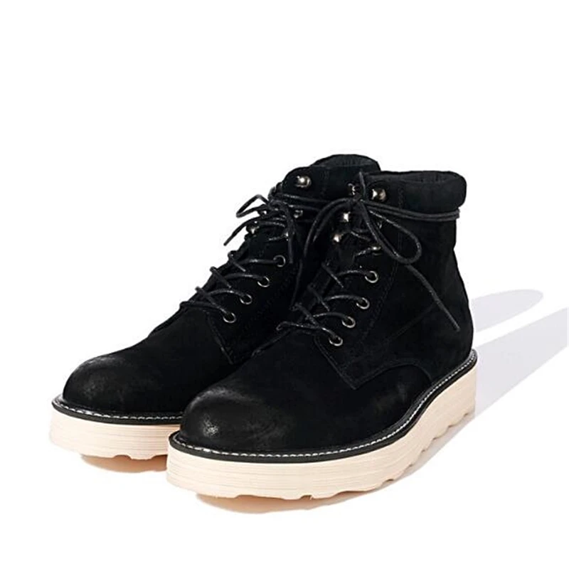 Autumn winter Men Desert Boots Genuine leather Lace-Up Ankle Martin boots Male shoes Vintage Outdoor Military boots 033
Autumn winter Men Desert Boots Genuine leather Lace-Up Ankle Martin boots Male shoes Vintage Outdoor Military boots 033