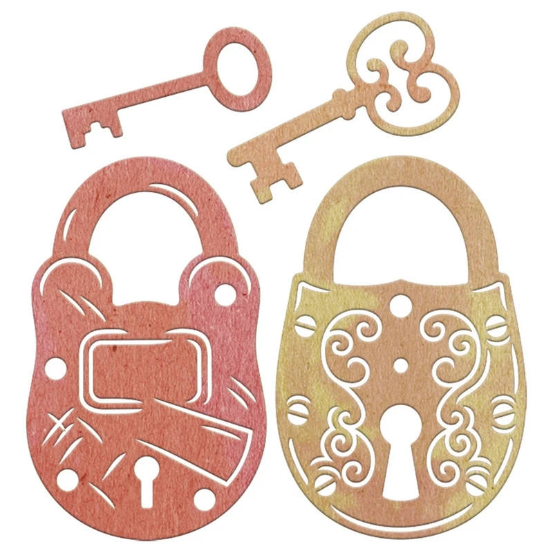 4pcs/set Lock And Key Die Metal Cutting Dies Stencil for DIY Scrapbooking Album Decorative Embossing Paper Card Crafts Die Cut
4pcs/set Lock And Key Die Metal Cutting Dies Stencil for DIY Scrapbooking Album Decorative Embossing Paper Card Crafts Die Cut