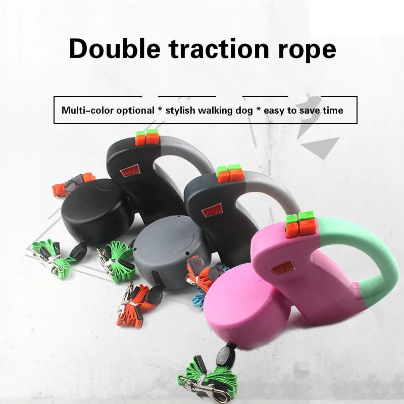 Pet supplies, automatic telescopic traction rope one tow, walking the dog artifact chain
Pet supplies, automatic telescopic traction rope one tow, walking the dog artifact chain