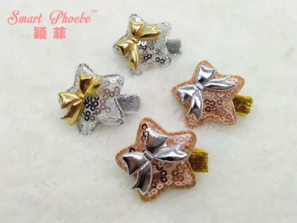 Boutique 20pcs Fashion Glitter Cute PU Bow Star Hairpins Kawaii Cartoon Bowknot Hair Clips Hair Accessories Princess Headwear
Boutique 20pcs Fashion Glitter Cute PU Bow Star Hairpins Kawaii Cartoon Bowknot Hair Clips Hair Accessories Princess Headwear