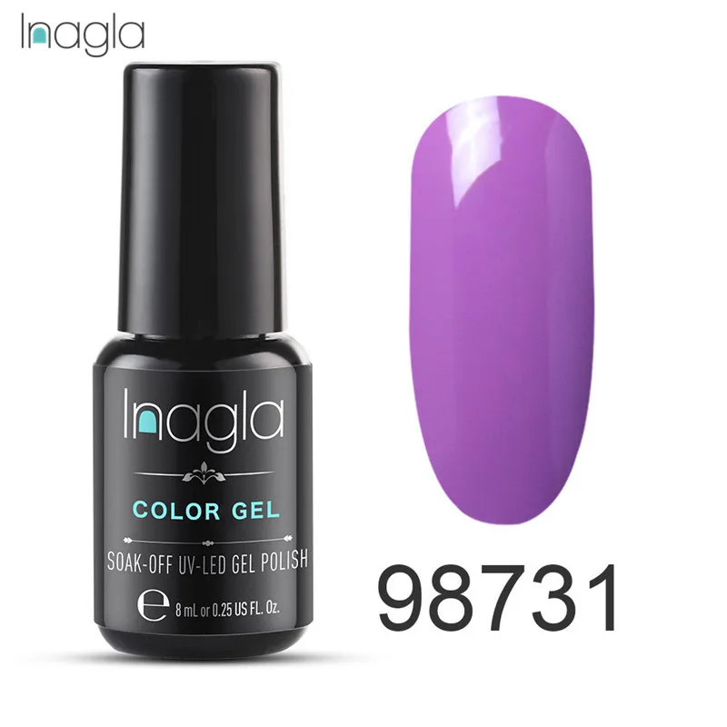 Inagla Gel Nail Polish Purple Nail Art UV LED Gel Lacquer For Nail Extension Design Top Gel Varnishes Semi Permanent Nail Design
Inagla Gel Nail Polish Purple Nail Art UV LED Gel Lacquer For Nail Extension Design Top Gel Varnishes Semi Permanent Nail Design