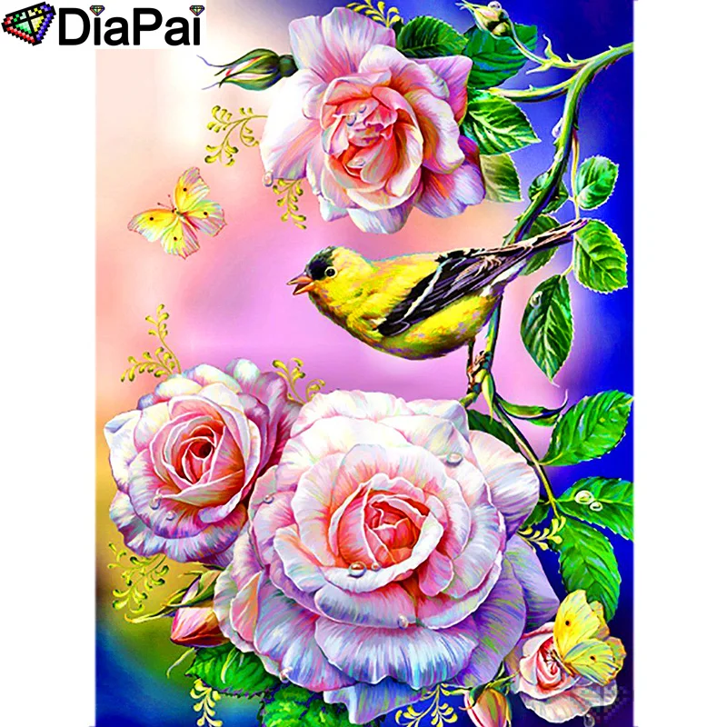 DIAPAI 100% Full Square/Round Drill 5D DIY Diamond Painting "Birds and flowers" Diamond Embroidery Cross Stitch 3D Decor A19488
DIAPAI 100% Full Square/Round Drill 5D DIY Diamond Painting "Birds and flowers" Diamond Embroidery Cross Stitch 3D Decor A19488
