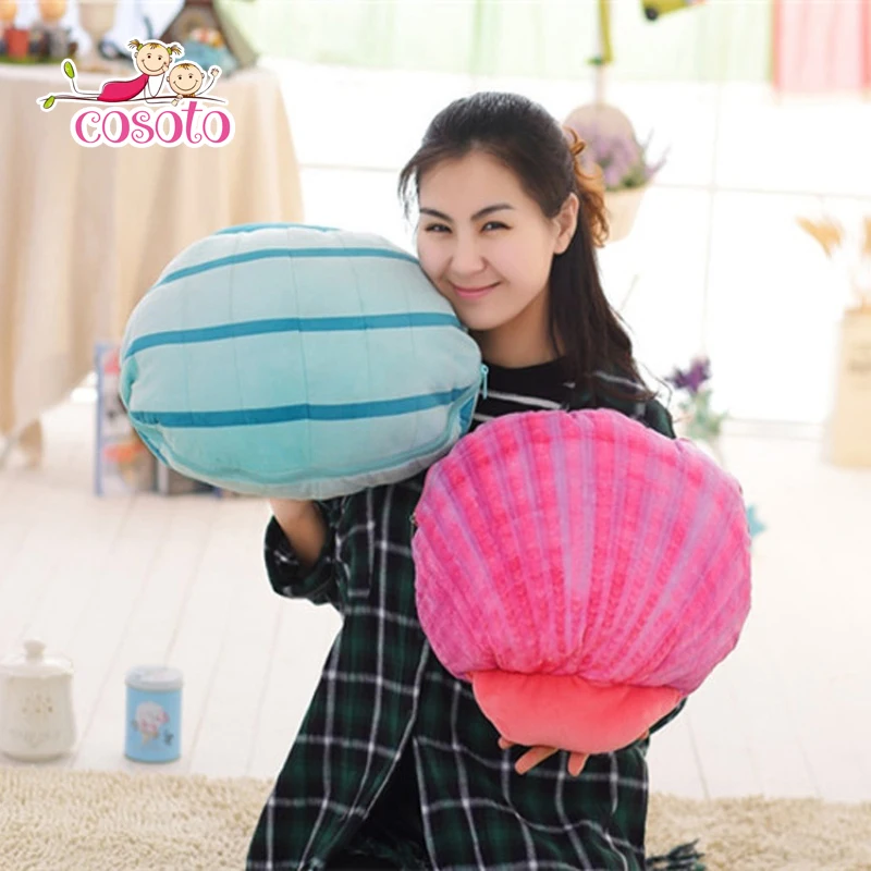 6 Styles 45x45Cm Creative shell plush doll Stuffed Toys 2 in 1 air condition blanket plush pillow sofa cushion Girlfriend Gift
6 Styles 45x45Cm Creative shell plush doll Stuffed Toys 2 in 1 air condition blanket plush pillow sofa cushion Girlfriend Gift