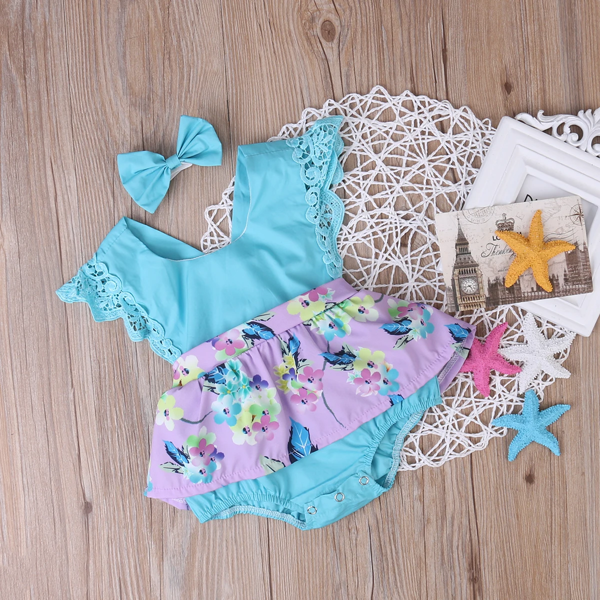 Baby Girl Flower Tops Headband Bow 2pcs Outfits Newborn Baby Girls Clothing Bodysuit Jumpsuit Clothes Set
Baby Girl Flower Tops Headband Bow 2pcs Outfits Newborn Baby Girls Clothing Bodysuit Jumpsuit Clothes Set
