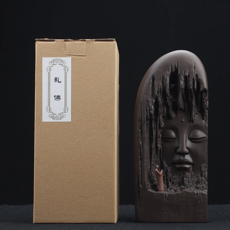 Backflow Incense Burner Ceramic Buddha Statue Incense Holder Aromatherapy Buddhist Censer Home Decor
Backflow Incense Burner Ceramic Buddha Statue Incense Holder Aromatherapy Buddhist Censer Home Decor