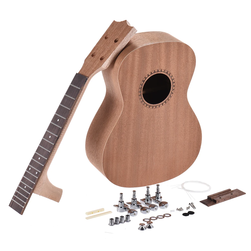 ammoon Concert Ukelele Ukulele Hawaii Guitar DIY Kit Sapele Wood Body Rosewood Fingerboard with Pegs String Bridge Nut 2 Sizes
ammoon Concert Ukelele Ukulele Hawaii Guitar DIY Kit Sapele Wood Body Rosewood Fingerboard with Pegs String Bridge Nut 2 Sizes