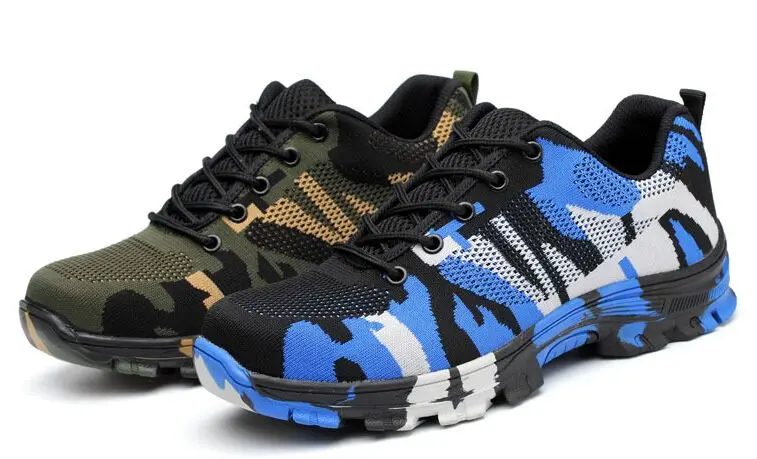 Men's Outdoor Breathable Mesh Steel Toe Safety Shoes Army Boots Men Camouflage Military Industrial Work Shoes Puncture Proof
Men's Outdoor Breathable Mesh Steel Toe Safety Shoes Army Boots Men Camouflage Military Industrial Work Shoes Puncture Proof