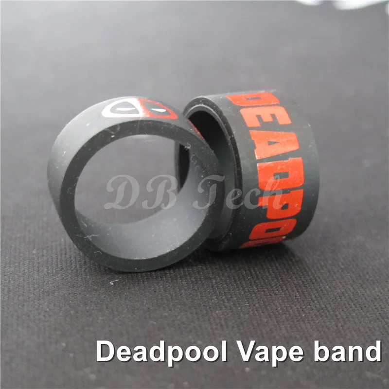 100 шт. Deadpool Vape Bands Box Mod Tank Vapor RDA украшение и защитное кольцо | Электроника