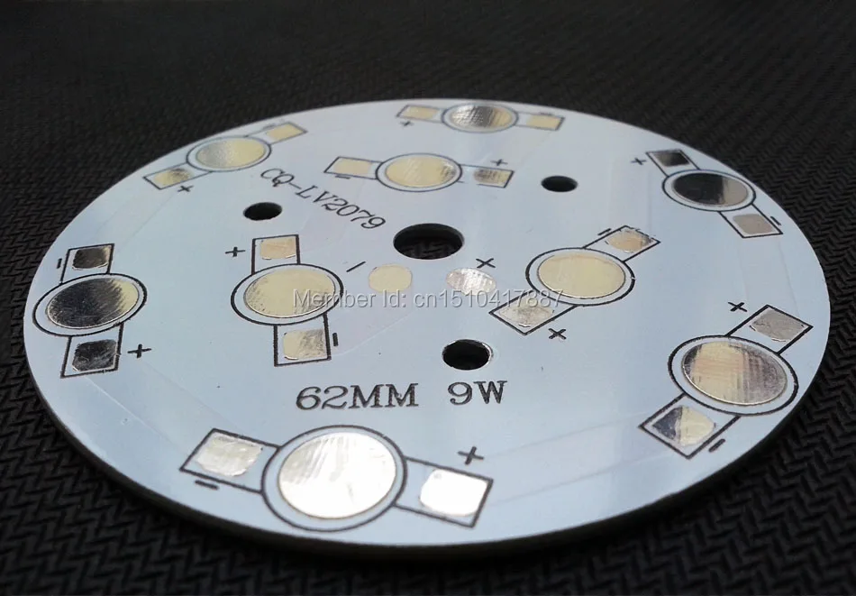 15pcs/lot, 9W LED PCB, 62mm for 9pcs LEDs, aluminum plate base, Aluminum PCB, Printed Circuit Boards, high power 9W LED DIY PCB
15pcs/lot, 9W LED PCB, 62mm for 9pcs LEDs, aluminum plate base, Aluminum PCB, Printed Circuit Boards, high power 9W LED DIY PCB