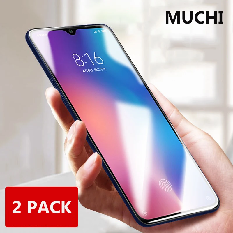 2 упаковки закаленное стекло MUCHI для Xiaomi Mi 9 Взрывозащищенная защитная пленка