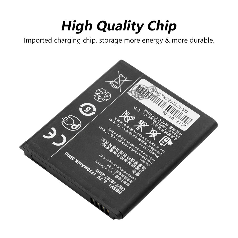 Original HB5V1 Battery 1730mAh For Huawei G350 Y300C Y520 Y516 Y511 Y900 U8833 T8833 HB5V1 Battery For Huawei Ascend Y300 Y336
Original HB5V1 Battery 1730mAh For Huawei G350 Y300C Y520 Y516 Y511 Y900 U8833 T8833 HB5V1 Battery For Huawei Ascend Y300 Y336