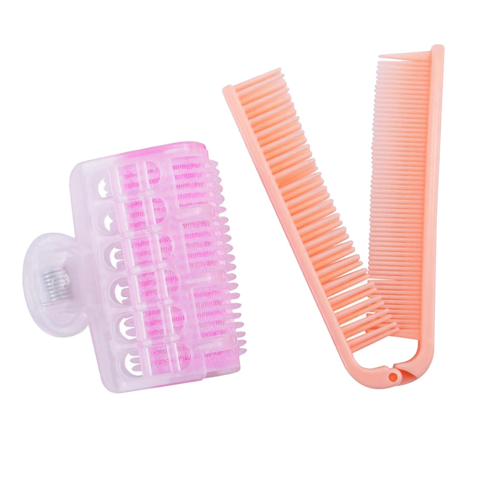 DIY Grip Cling Hair Makers Curler Bendy Twist Curls Hair Rollers & Plastic Hair Styling Folding Comb
DIY Grip Cling Hair Makers Curler Bendy Twist Curls Hair Rollers & Plastic Hair Styling Folding Comb