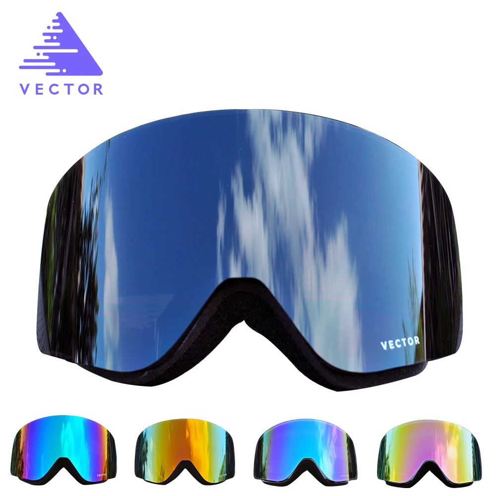 VECTOR Ski Goggles Men Women 2 Lens Anti-fog UV400 Skiing Eyewear Adult Winter Snowboard Snow Goggles Skating Mask Ski Glasses
VECTOR Ski Goggles Men Women 2 Lens Anti-fog UV400 Skiing Eyewear Adult Winter Snowboard Snow Goggles Skating Mask Ski Glasses
