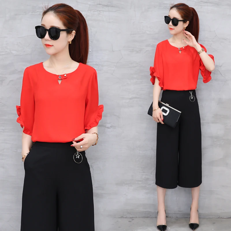 YAGENZ Spring Summer Women Clothing Set Fashion Loose Shirt Tops+Pants 2 piece Suit Sets Large size Casual Clothing Sets M-4XL
YAGENZ Spring Summer Women Clothing Set Fashion Loose Shirt Tops+Pants 2 piece Suit Sets Large size Casual Clothing Sets M-4XL