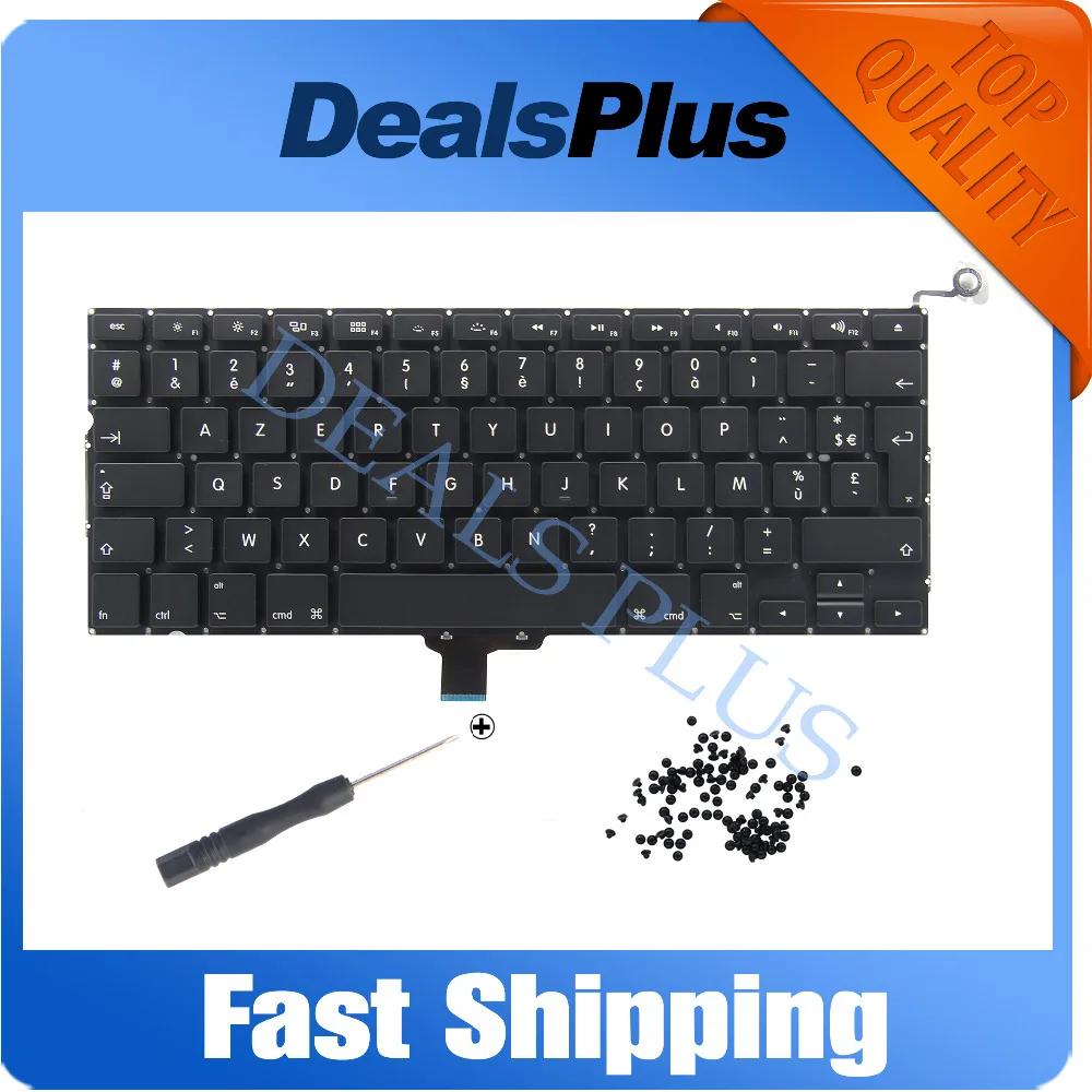 NEW Azerty A1278 FR French Keyboard + Screws For Macbook Pro A1278 France MC700 MB990 MB991 MD314 MD313 MD102 2009-2016 Year
NEW Azerty A1278 FR French Keyboard + Screws For Macbook Pro A1278 France MC700 MB990 MB991 MD314 MD313 MD102 2009-2016 Year
