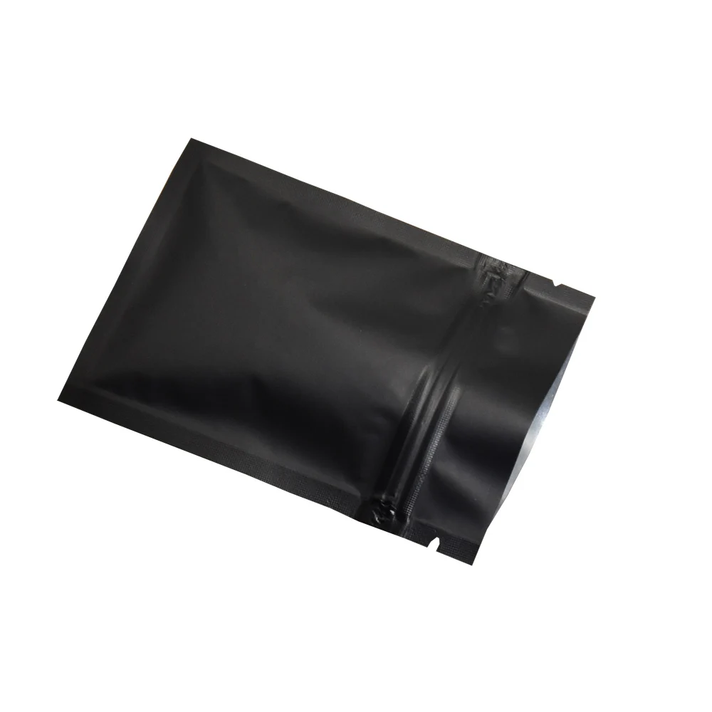 Wholesale 8*12cm Matte Black Aluminum Foil Packing Pouch Mylar Food Grade Packing Bags Heat Seal Zipper Zip Lock Storage Bag
Wholesale 8*12cm Matte Black Aluminum Foil Packing Pouch Mylar Food Grade Packing Bags Heat Seal Zipper Zip Lock Storage Bag