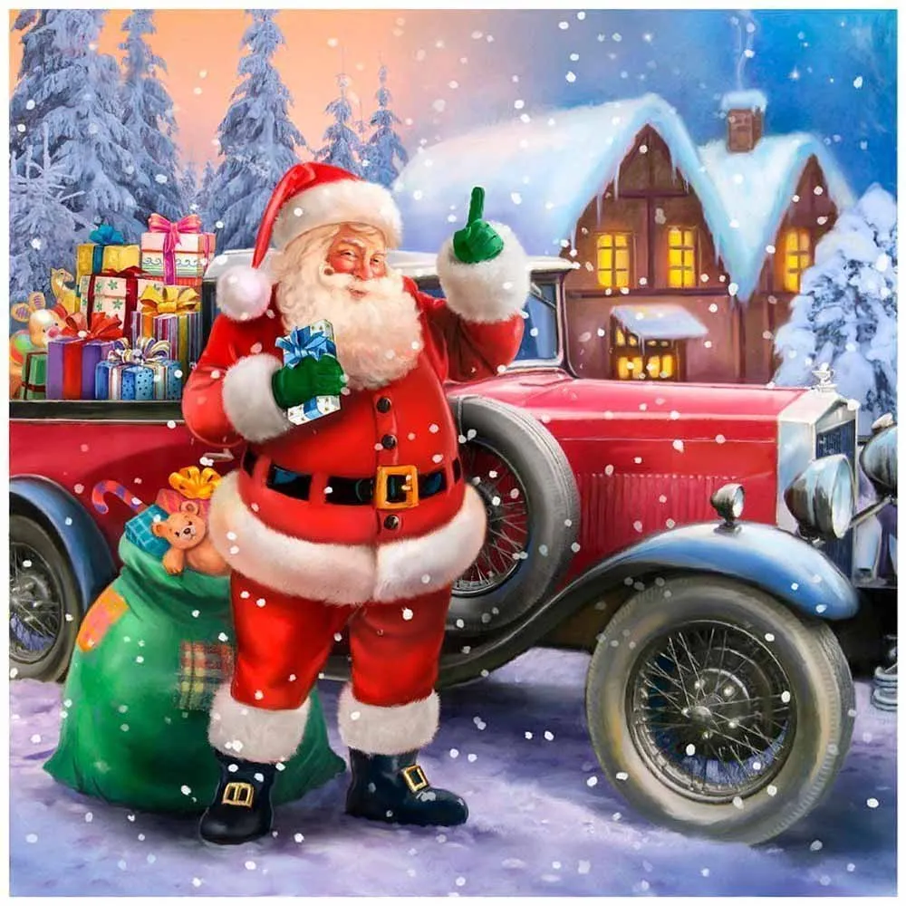 5D Diamond Painting Christmas Diamond Embroidery Full Square Rhinestones Cross Stitch Diamonds Mosaic Home Decoration
5D Diamond Painting Christmas Diamond Embroidery Full Square Rhinestones Cross Stitch Diamonds Mosaic Home Decoration