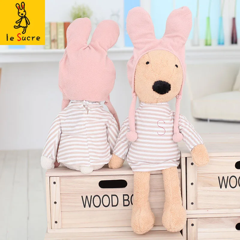 Cute Stripe dress hat le sucre sugar rabbit dolls Stuffed plush toys doll valentine's day girls kids Christmas birthday gifts
Cute Stripe dress hat le sucre sugar rabbit dolls Stuffed plush toys doll valentine's day girls kids Christmas birthday gifts