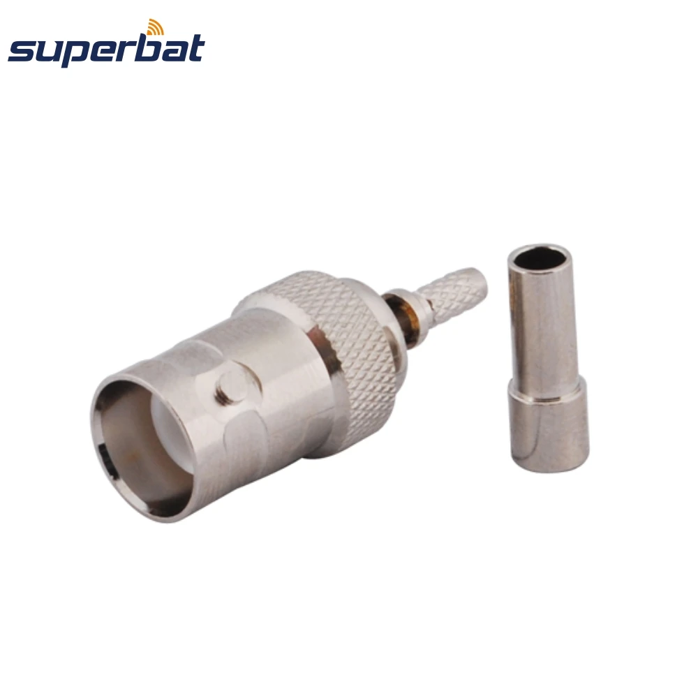 Superbat RP-BNC обжимной женский разъем (штырь) для RG316 RG179 RG178 1 13 мм 37 коаксиальный кабель