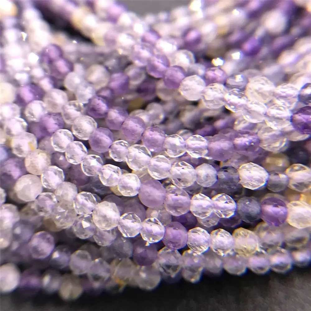 Natural amethysts Beads Round Small Section Loose Beads purple Quartzs Stone beads Jewelry Making Bracelet 2 mm faceted gem bead
Natural amethysts Beads Round Small Section Loose Beads purple Quartzs Stone beads Jewelry Making Bracelet 2 mm faceted gem bead