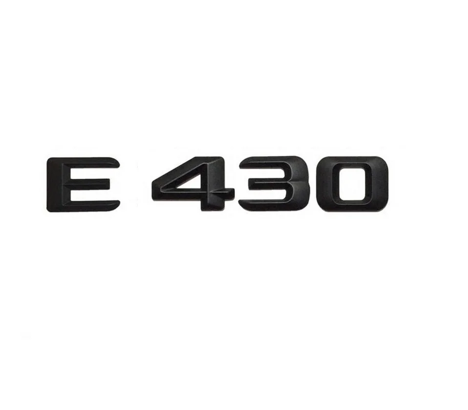 Matt Black " E 430 " Car Trunk Rear Letters Words Number Badge Emblem Decal Sticker for Mercedes Benz E Class E430
Matt Black " E 430 " Car Trunk Rear Letters Words Number Badge Emblem Decal Sticker for Mercedes Benz E Class E430