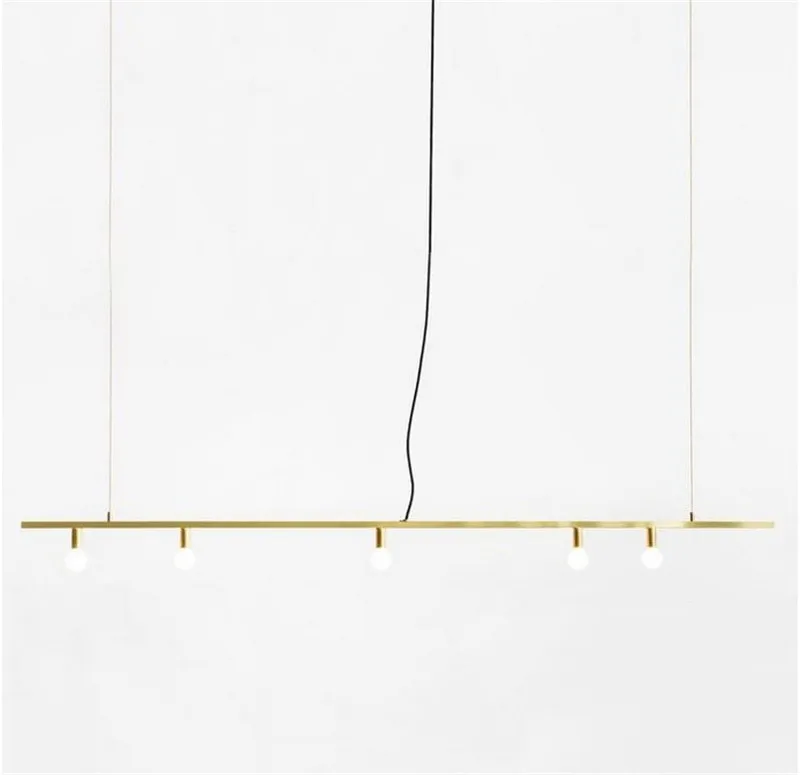 5 Heads Modern Restaurant Pendant Lights Gold Metal Strip Suspension Light Rectangle Bar Counter Home Pendant Lighting PA0267
5 Heads Modern Restaurant Pendant Lights Gold Metal Strip Suspension Light Rectangle Bar Counter Home Pendant Lighting PA0267