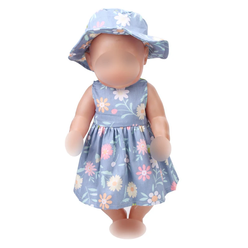 Doll clothes fashionable Multiple dresses + hats many style fit 43 cm baby dolls and 18 inch Girl dolls f490-f498
Doll clothes fashionable Multiple dresses + hats many style fit 43 cm baby dolls and 18 inch Girl dolls f490-f498