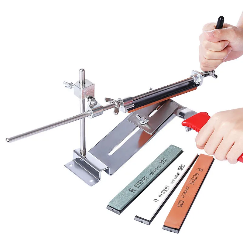 Professional Knife Sharpener Ruixin Pro Stainless Steel Sharpening System Kitchen Tool Accessories Grinding Knife Sharpening Set
Professional Knife Sharpener Ruixin Pro Stainless Steel Sharpening System Kitchen Tool Accessories Grinding Knife Sharpening Set