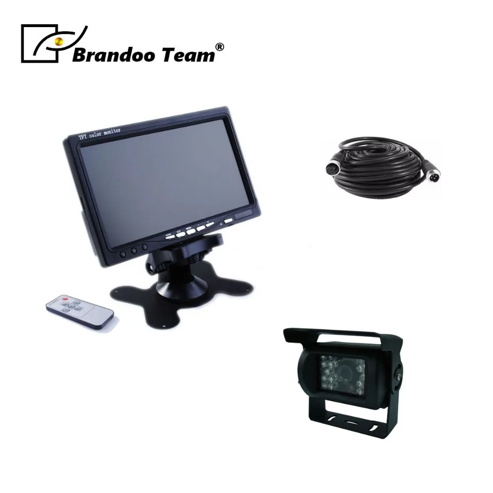 Truck Bus car 7" Stand car Monitor + 1pcs waterproof IR analog 480TVL car camera + 1pcs 5meters video cable
Truck Bus car 7" Stand car Monitor + 1pcs waterproof IR analog 480TVL car camera + 1pcs 5meters video cable