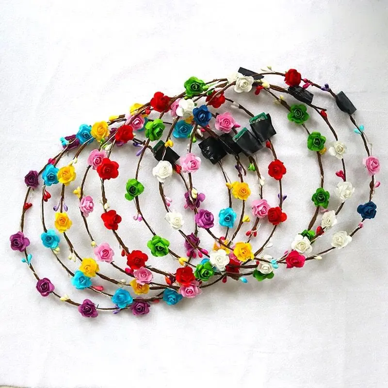 Led Light Artificial Flowers wreath Headband Hawaiian Flash Garland hawaiian birthday party decorations wedding decoration
Led Light Artificial Flowers wreath Headband Hawaiian Flash Garland hawaiian birthday party decorations wedding decoration