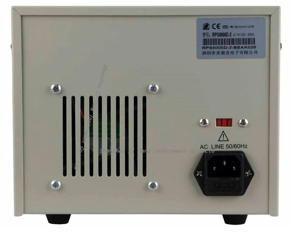 RPS6005C-2 DC источник питания 4 цифровой дисплей Высокоточный dc напряжение 60В 5А