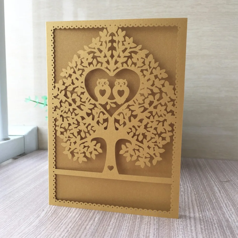 35pcs/lot Luxury Tree Lover Birds Laser Cut Wedding Invitation Card Greeting Card Party Supplies
35pcs/lot Luxury Tree Lover Birds Laser Cut Wedding Invitation Card Greeting Card Party Supplies