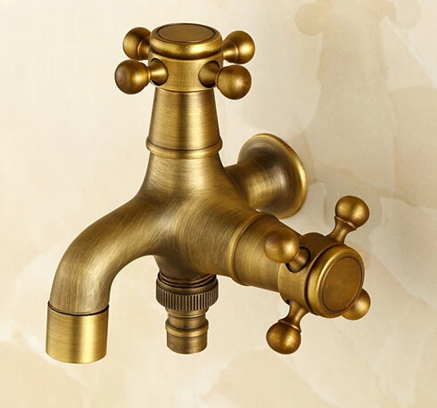 New Style Anti-bronze Bibcocks Faucet Brass Wall mounted double using Bathroom Washing Machine faucet Outdoor garden mixer
New Style Anti-bronze Bibcocks Faucet Brass Wall mounted double using Bathroom Washing Machine faucet Outdoor garden mixer