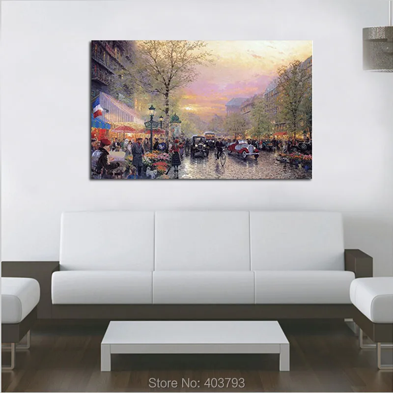 Downtown Area Printed Landscape Oil Painting HD Prints On Canvas Wall Art Picture For Living Room Home Decor
Downtown Area Printed Landscape Oil Painting HD Prints On Canvas Wall Art Picture For Living Room Home Decor