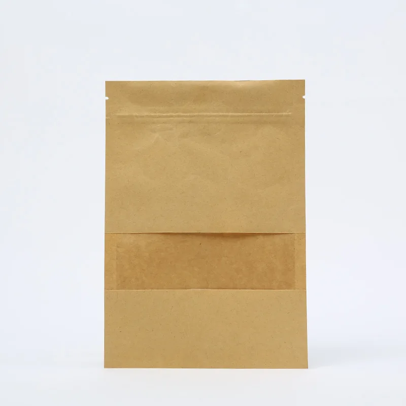 50Pcs/ Lot 20*30cm Snack Storage Kraft Paper Zipper Packing Pack Bag Heat Seal Zip Lock Pouches Package With Window
50Pcs/ Lot 20*30cm Snack Storage Kraft Paper Zipper Packing Pack Bag Heat Seal Zip Lock Pouches Package With Window