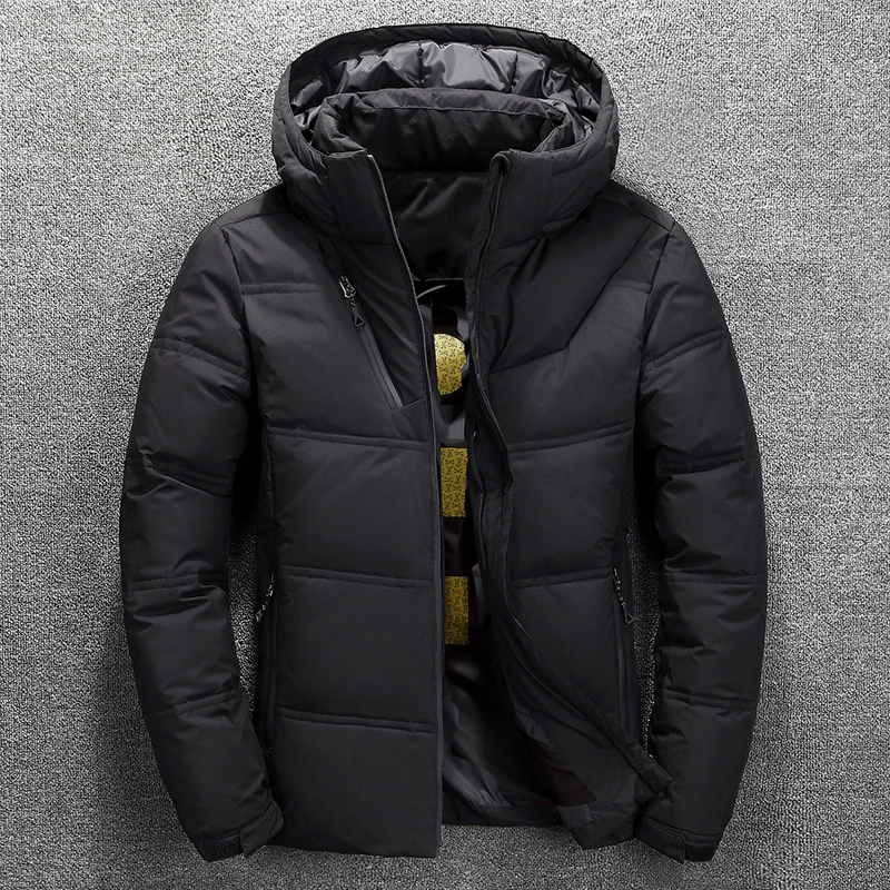 Winter New Men's Down Jacket Casual Mens Thick Detachable Hat White Duck Down Hooded Coat Male Solid Color Warm Zip Outwear Tops
Winter New Men's Down Jacket Casual Mens Thick Detachable Hat White Duck Down Hooded Coat Male Solid Color Warm Zip Outwear Tops