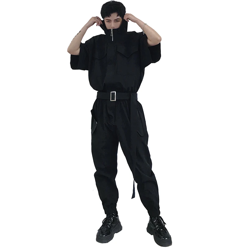 M-XL!!Summer thin short-sleeved hooded jacket set hair stylist youth multi-pocket tooling jumpsuit nine pants.
M-XL!!Summer thin short-sleeved hooded jacket set hair stylist youth multi-pocket tooling jumpsuit nine pants.