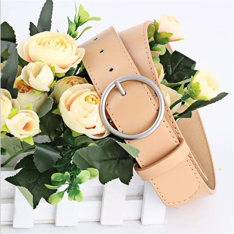 2018 New Circle Metal Ring Buckle Wide Waist Pin Belt for Woman Black Red Quality Pu belt for Dress Jeans Female Waistband Belts
2018 New Circle Metal Ring Buckle Wide Waist Pin Belt for Woman Black Red Quality Pu belt for Dress Jeans Female Waistband Belts