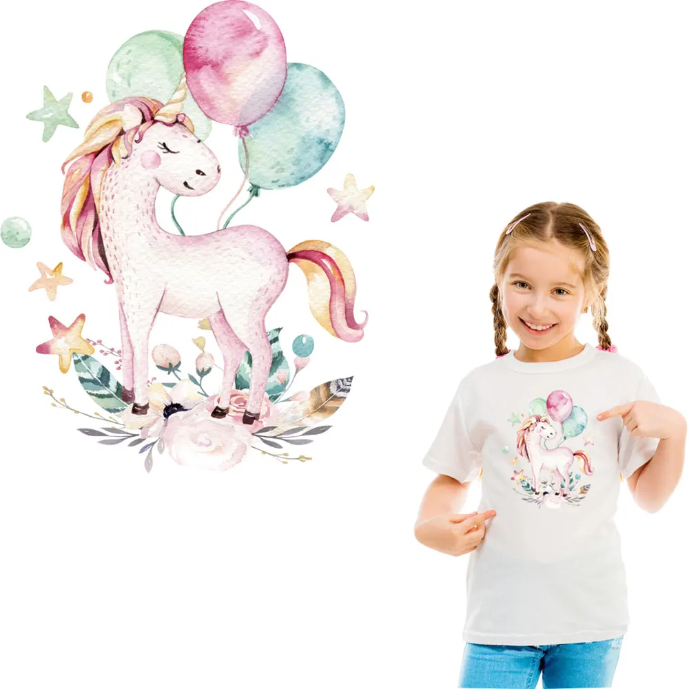 balloon unicorn patches for clothing kid children heat transfer iron on patches for t-shirt diy accessory parches termoadhesivos
balloon unicorn patches for clothing kid children heat transfer iron on patches for t-shirt diy accessory parches termoadhesivos