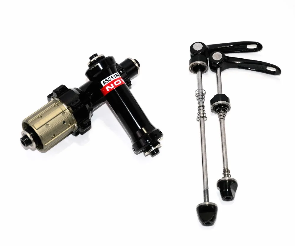 Novatec AS511SB-FS522SB road bike sealed bearing straight pull hubs included skewers black/red 20/24 holes
Novatec AS511SB-FS522SB road bike sealed bearing straight pull hubs included skewers black/red 20/24 holes