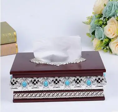 Europen luxurious rectangle hollow wood tissue box with Imitation diamond inlay metal napkin holder tissue holder ZJH037
Europen luxurious rectangle hollow wood tissue box with Imitation diamond inlay metal napkin holder tissue holder ZJH037